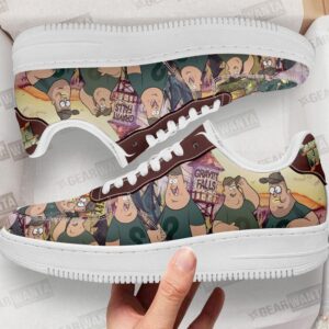 Soos Ramirez Air Sneakers Custom Gravity Falls Cartoon Shoes