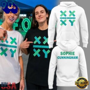 Sophie Cunningham Indiana Fever Thank You Sophie For Speaking Up For Girls White Hoodie