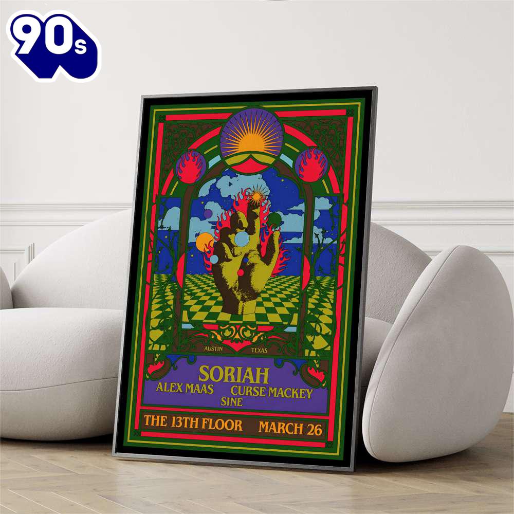 SORIAH In Austin TX On Mar 26 2026 Poster SORIAH In Austin TX On Mar 26 2026 Poster