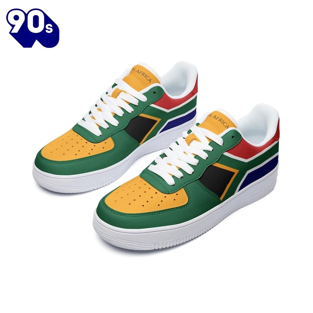 South Africa Flag Air Force Shoes Custom Country South Africa Flag Air Force Shoes Custom Country