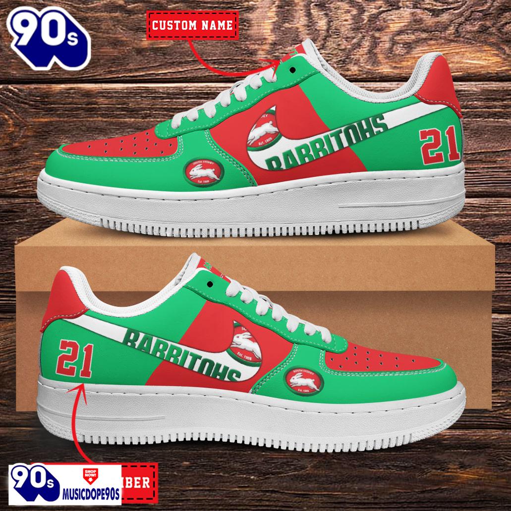 South Sydney Rabbitohs NRL Personalized Air Force 1 Shoes South Sydney Rabbitohs NRL Personalized Air Force 1 Shoes