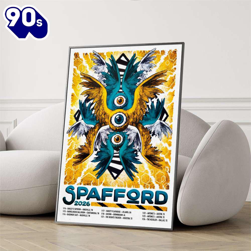 Spafford Winter Tour January 2026 Poster Spafford Winter Tour January 2026 Poster