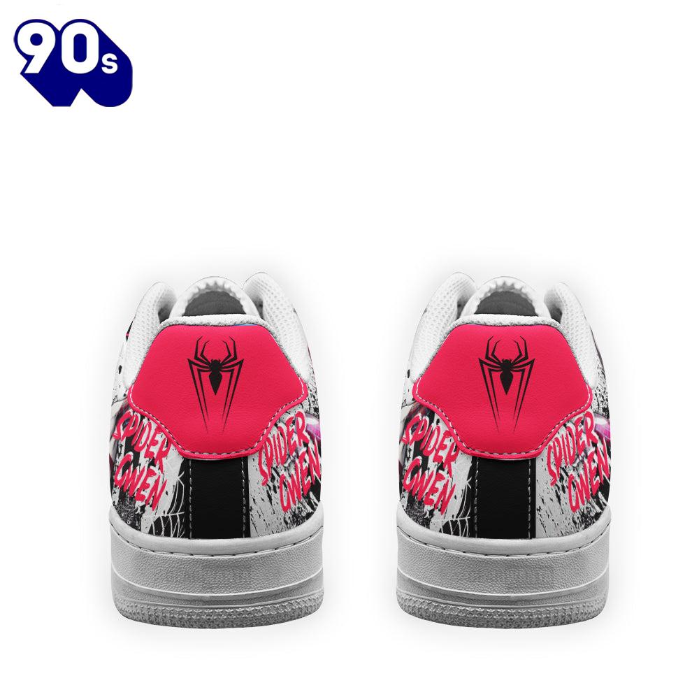 Spider Gwen Spider-Verse Custom Air Sneakers Spider Gwen Spider-Verse Custom Air Sneakers