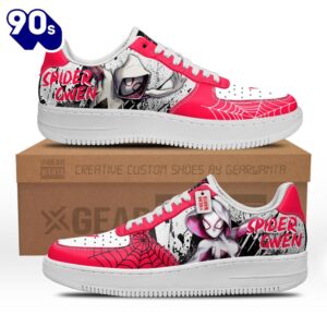 Spider Gwen Spider-Verse Custom Air Sneakers