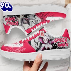 Spider Gwen Spider-Verse Custom Air Sneakers