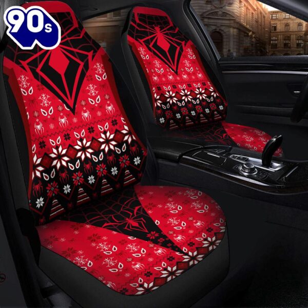 Spider Man Luxury Christmas Premium Custom Car Seat Covers Decor Protectors Gift Xmas