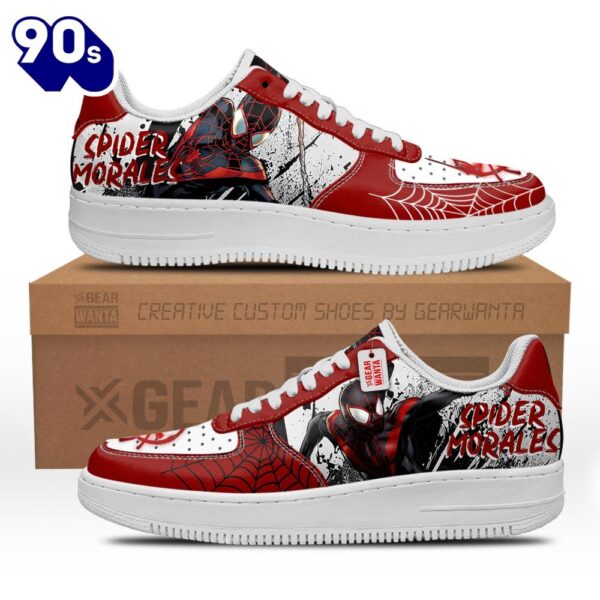 Spider Morales Spider-Verse Custom Air Sneakers