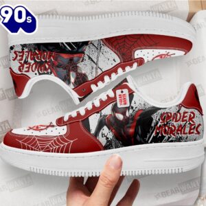 Spider Morales Spider-Verse Custom Air Sneakers