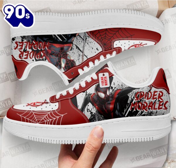 Spider Morales Spider-Verse Custom Air Sneakers
