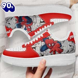 Spider-Man Air1 Sneakers NAF Comic Style