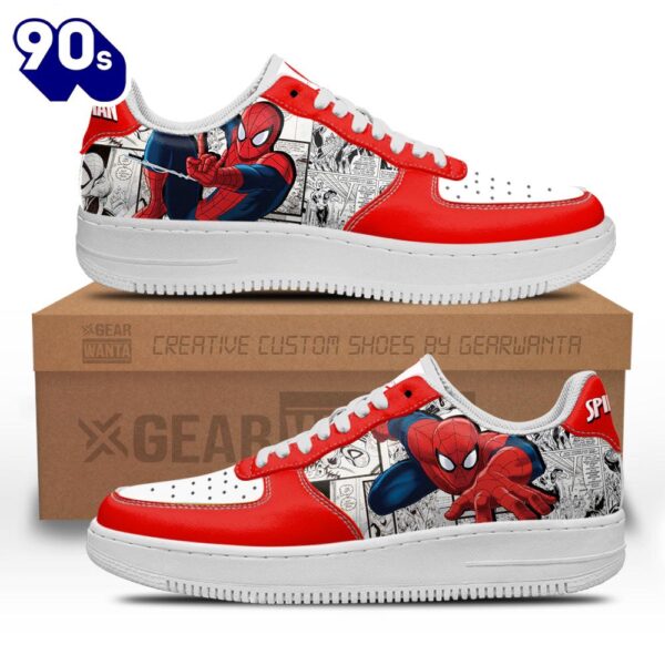 Spider-Man Air1 Sneakers NAF Comic Style