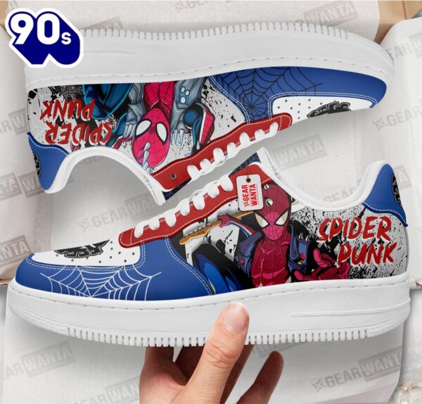 Spider-Punk Spider-Verse Custom Air Sneakers