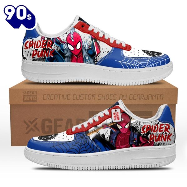 Spider-Punk Spider-Verse Custom Air Sneakers
