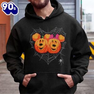 Spooky Mickey And Minnie Pumpkins Vintage Disney Halloween Sweatshirt For Man And Women