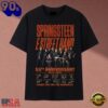 Springsteen E Street Band 55th Anniversary 1972 2027 T Shirt, Trending Music 2D Tee