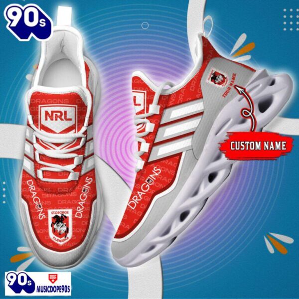 St George Illawarra Dragons Maxsoul Shoes Muc1NRL