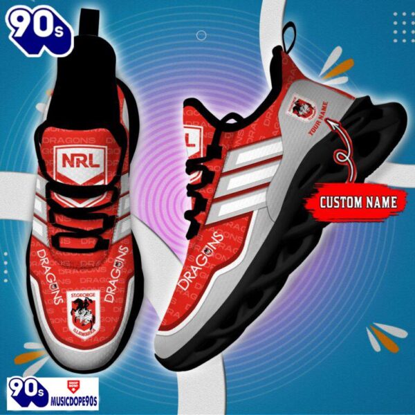 St George Illawarra Dragons Maxsoul Shoes Muc1NRL