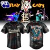 St. Louis Cardinals Stray Cats 2026 US Tour Inspired Baseball Jersey