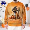 Staffordshire Bull Terrier Dog In Spooky Autumn Halloween 3D Shirt  For Man And Women