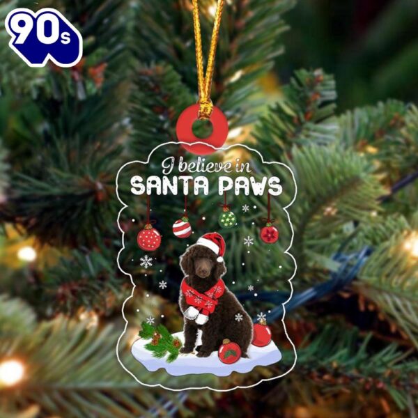 Standard Poodle Christmas Ornament, Gift For Christmas