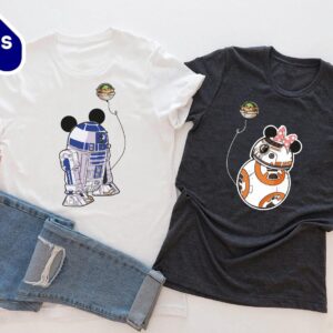 Star Wars R2D2 BB8 Shirt…