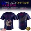 Steve Lacy Oh Yeah Tour 2026 Graphic Signature Baseball Jersey, Music Fan Baseball Jersey