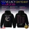 Steve Lacy Oh Yeah Tour 2026 Graphic Signature Schedule Hoodie, Viral 3D Music Tee
