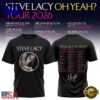 Steve Lacy Oh Yeah Tour 2026 Graphic Signature Schedule T Shirt, Viral 3D Music Tee