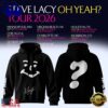 Steve Lacy Oh Yeah Tour 2026 Signature Black Hoodie, Viral 3D Music Tee