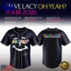 Steve Lacy Oh Yeah Tour 2026 Signature New Design Baseball Jersey, Music Fan Baseball Jersey
