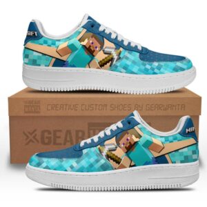 Steve Minecraft Custom Air Sneakers 3 Steve Minecraft Custom Air Sneakers