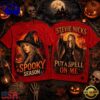 Stevie Nicks Witch Hat Orange Moon Spooky Season 3D Shirt , Music New Design T Shirt