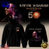 Stevie Wonder Songs in the Key of Life Performances 50th Anniversary Signed Black Hoodie, Viral 3D Music Tee
