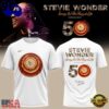 Stevie Wonder Songs in the Key of Life Performances 50th Anniversary White T Shirt, Viral 3D Music Tee
