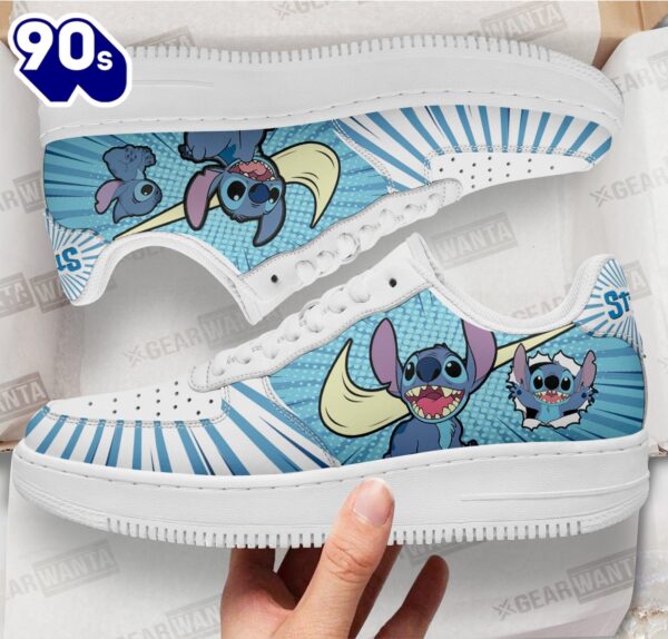 Stitch Air Sneakers Custom Shoes For Cartoon Fans