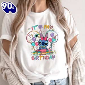 Stitch Birthday Shirt with Mickey…