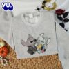 Stitch Cartoon Cosplay Halloween Embroidered Sweatshirt Fashion Style 1 For Man And Women