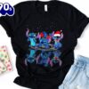 Stitch Dancing Christmas T-Shirt, Sweater, Hoodie – Christmas With Stitch Ho Ho Ho Disney Holiday Party Tee Shirt Gift Xmas