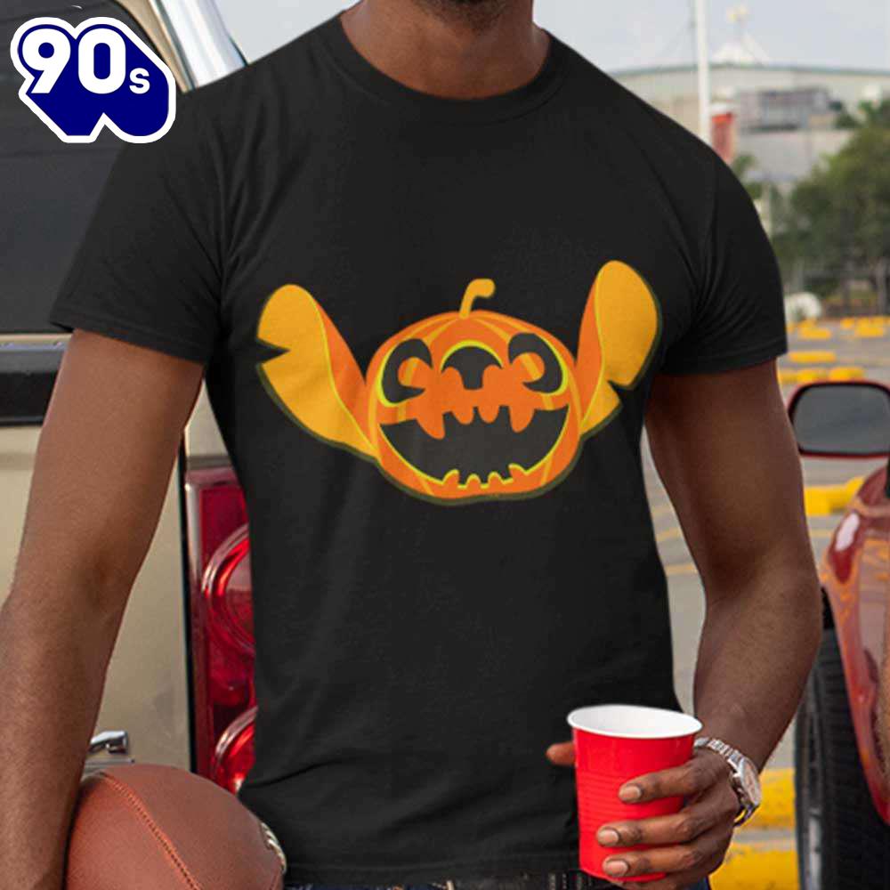 Stitch Jack-O’-Lantern Halloween T-Shirt Disney Gift Summer Stitch Jack-O’-Lantern Halloween T-Shirt Disney Gift Summer