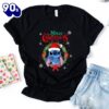 Stitch Merry Christmas Disney Tee Shirt Gift Xmas