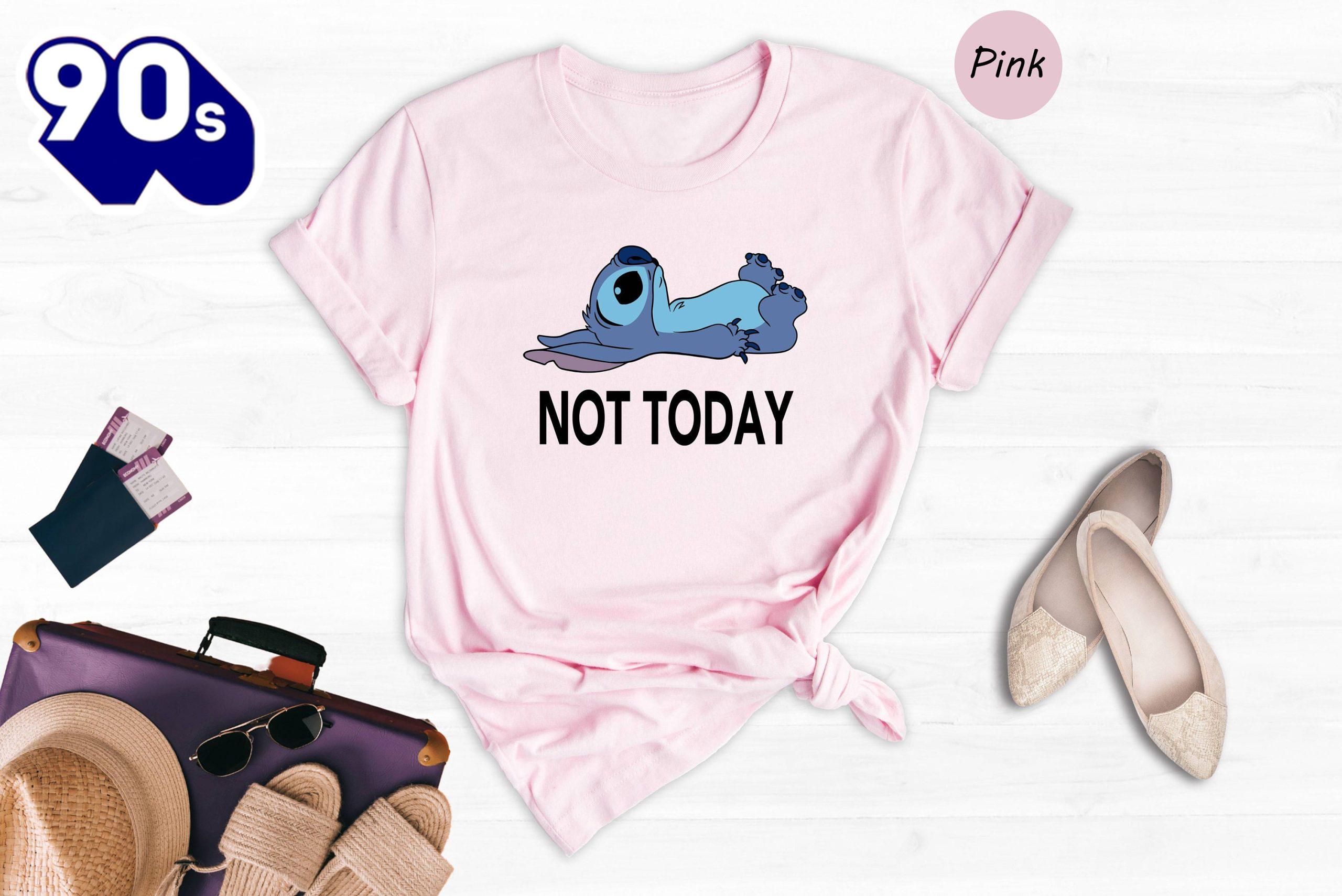 Stitch Not Today Shirt Disney Low Energy Funny Sarcastic Lazy Tee Gift Summer Stitch Not Today Shirt Disney Low Energy Funny Sarcastic Lazy Tee Gift Summer