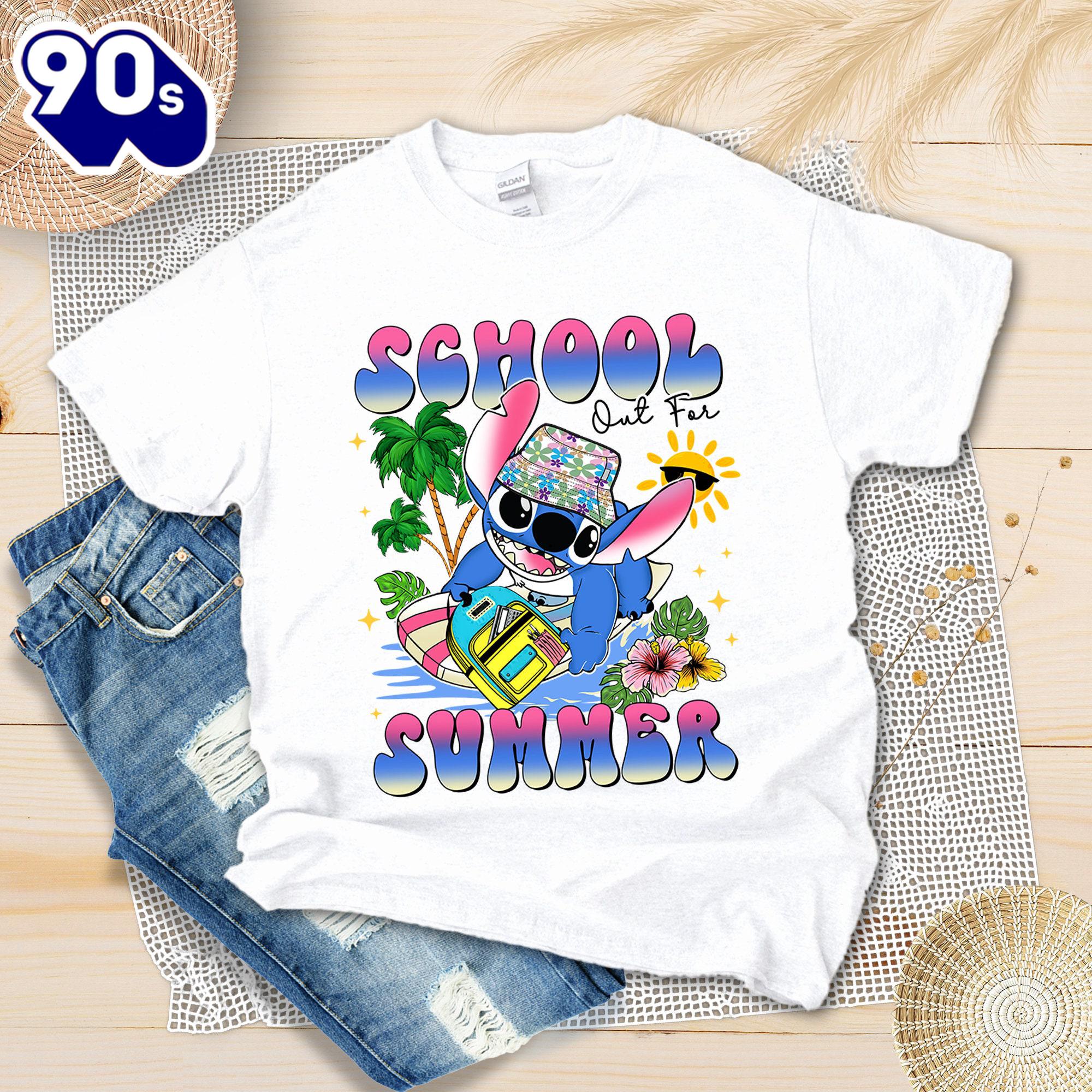 Stitch School Out For Summer Shirt Last Day Of School Gift Disney Tee Gift Summer Stitch School Out For Summer Shirt Last Day Of School Gift Disney Tee Gift Summer