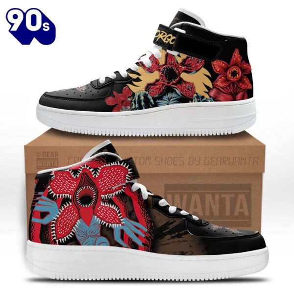 Stranger Things Demogorgon Sneakers Custom High Top Air Force Shoes