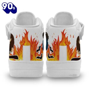 Stranger Things Eddie Munson Custom High Top Air Force Shoes