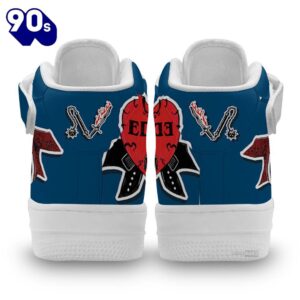 Stranger Things Eddie Munson Sneakers Custom Hero High Top Air Force Shoes