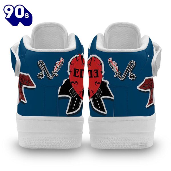 Stranger Things Eddie Munson Sneakers Custom Hero High Top Air Force Shoes