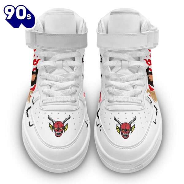 Stranger Things Hellfire Club Eddie Munson Custom High Top Air Force Shoes