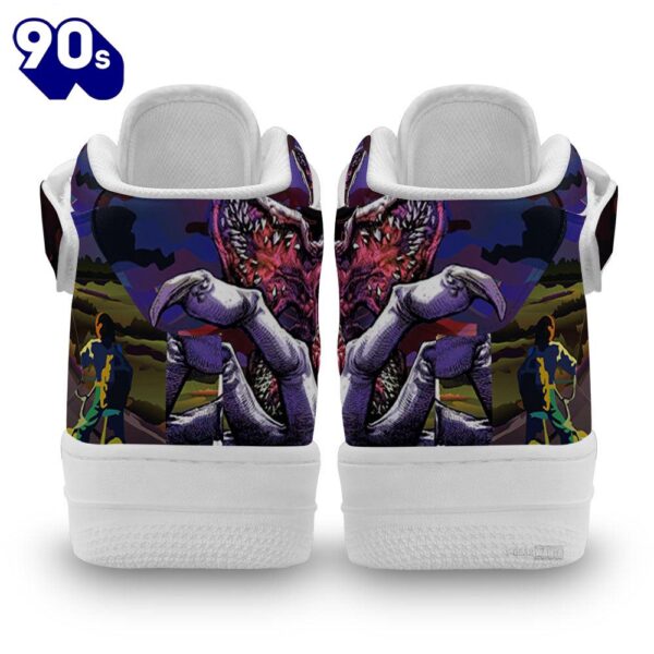 Stranger Things High Top Air Force Shoes Custom Hawkins Sneakers Fans