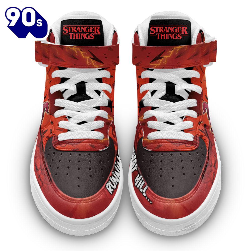 Stranger Things High Top Air Force Shoes Custom Max Running Hill Sneakers