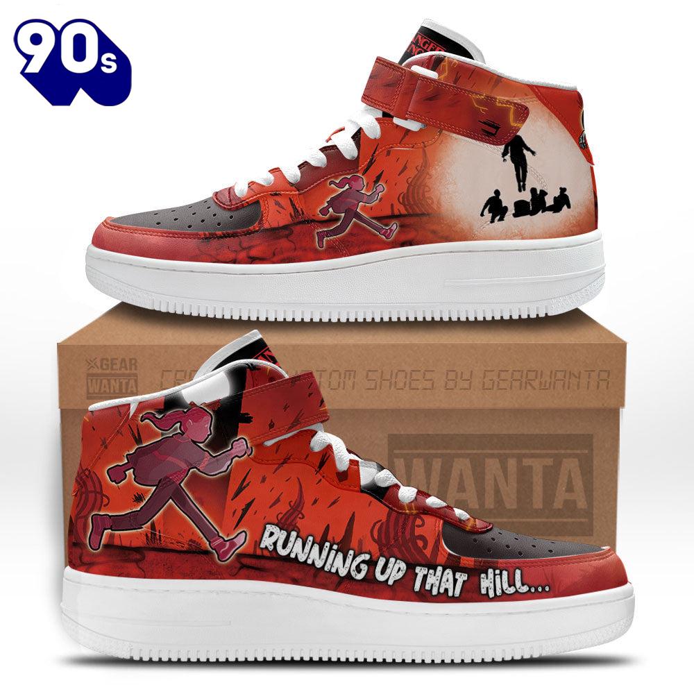 Stranger Things High Top Air Force Shoes Custom Max Running Hill Sneakers